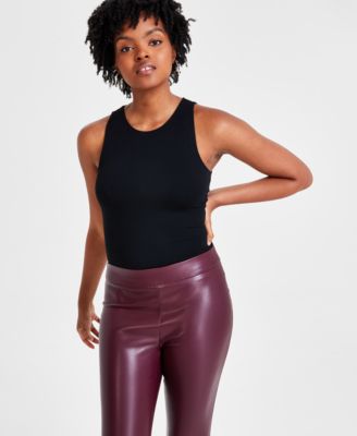 Bar III - Women's Sleeveless Jersey Bodysuit
