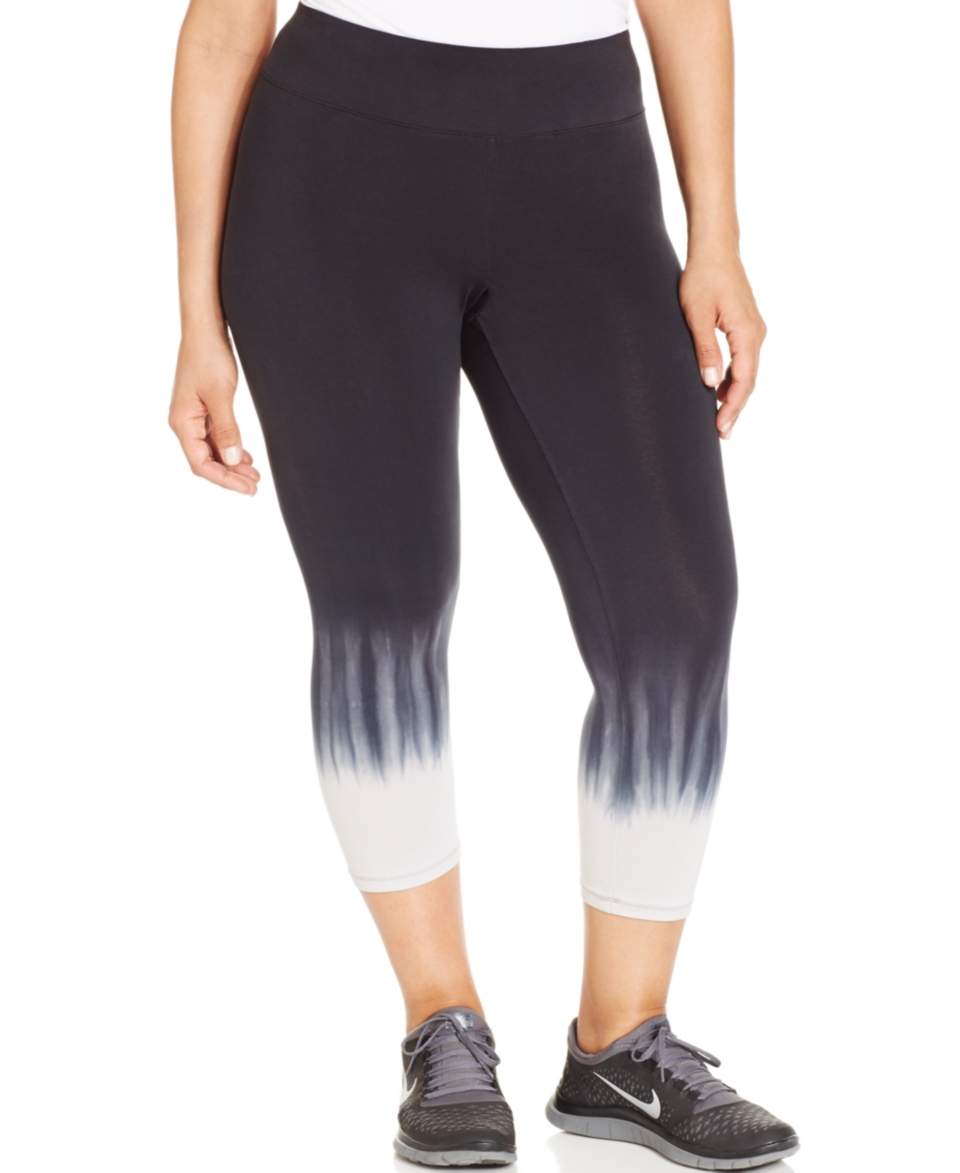 Calvin Klein Performance Plus Size Ombré Capri Leggings   Pants