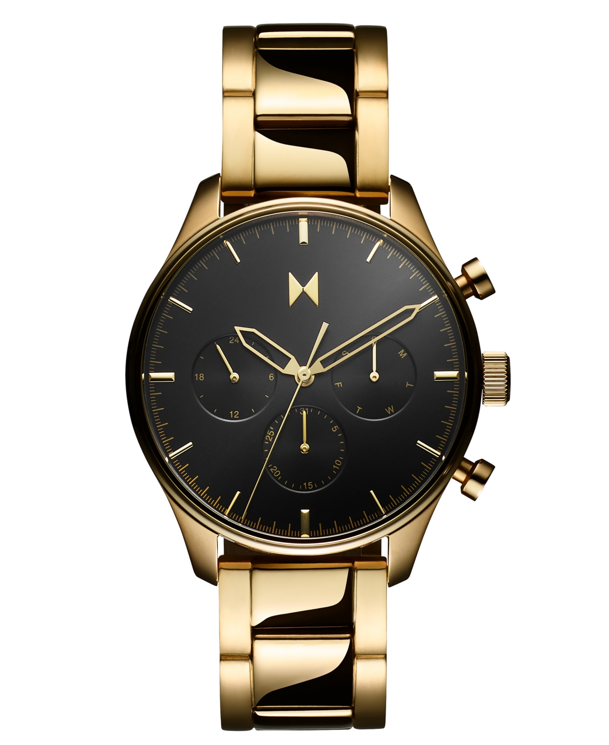 Mvmt Men's Airhawk Gold Stainless Steel Watch 42mm In Black