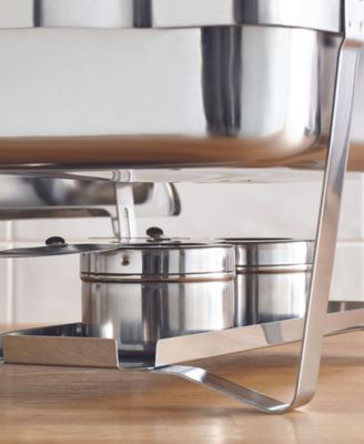 Celebrations by 9.5 Qt. Stainless Steel Rectangular Chafing Dish