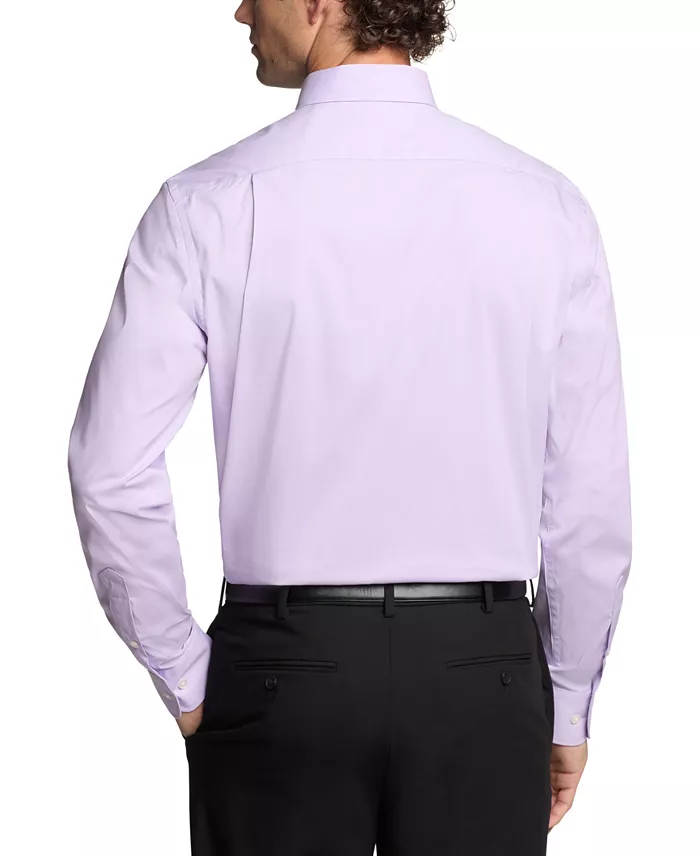 Men's Regular Fit Wrinkle Resistant Stretch Dress Shirt - thumbnail 7