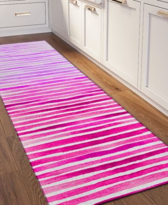Seabreeze Washable SZ8 2'3x7'6 Runner Area Rug