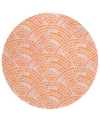 Seabreeze Washable SZ7 8'x8' Round Area Rug