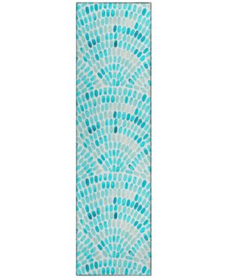 Seabreeze Washable SZ7 2'3x7'6 Runner Area Rug