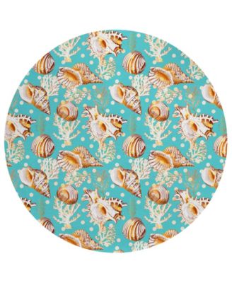 Seabreeze Washable SZ6 8'x8' Round Area Rug