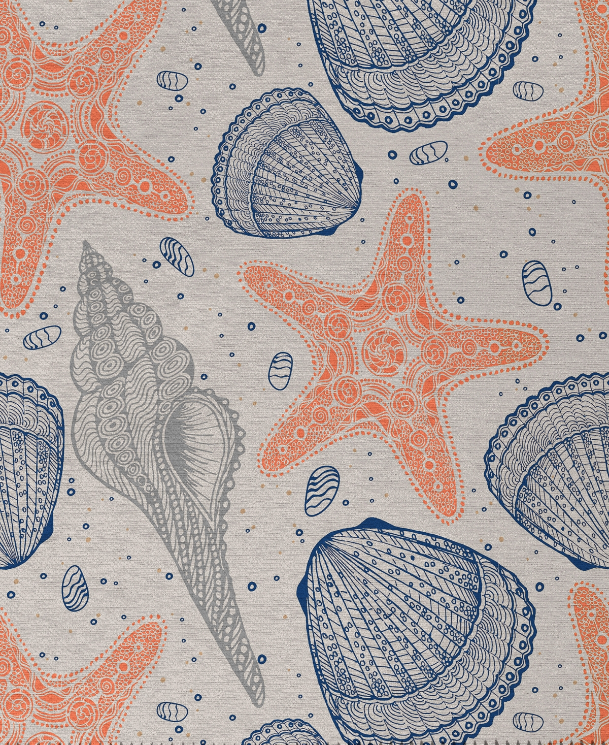 Dalyn Seabreeze Washable Sz4 2'3x7'6 Runner Area Rug In Flax