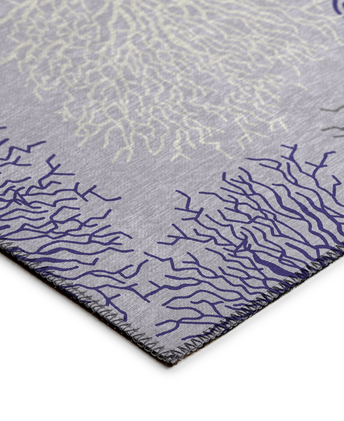 Dalyn Seabreeze Sz3 2'3x7'6 Runner Area Rug In Lavender