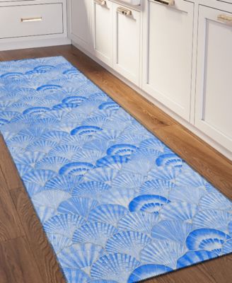 Seabreeze Washable SZ2 2'3x7'6 Runner Area Rug