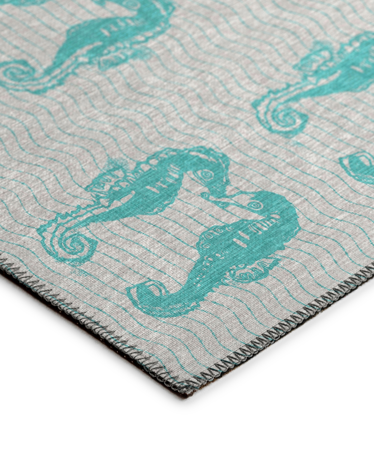 Dalyn Seabreeze Sz15 5'x7'6 Area Rug In Teal