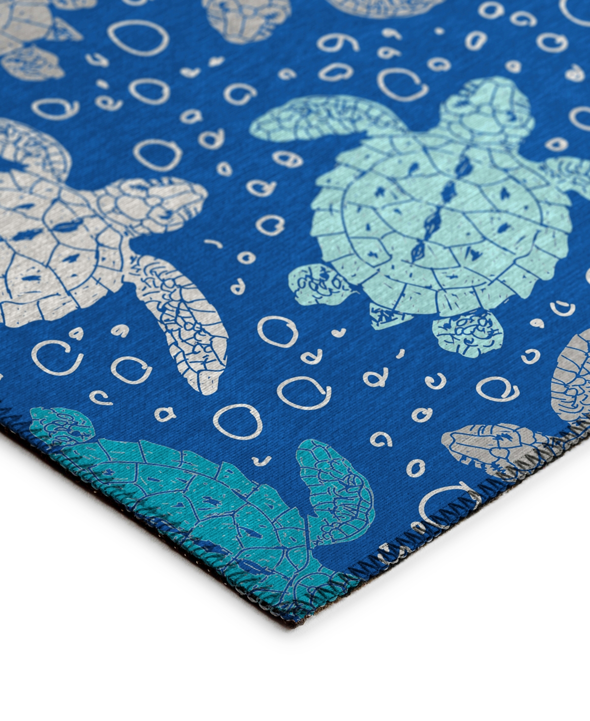 Dalyn Seabreeze Sz13 2'3x7'6 Runner Area Rug In Navy