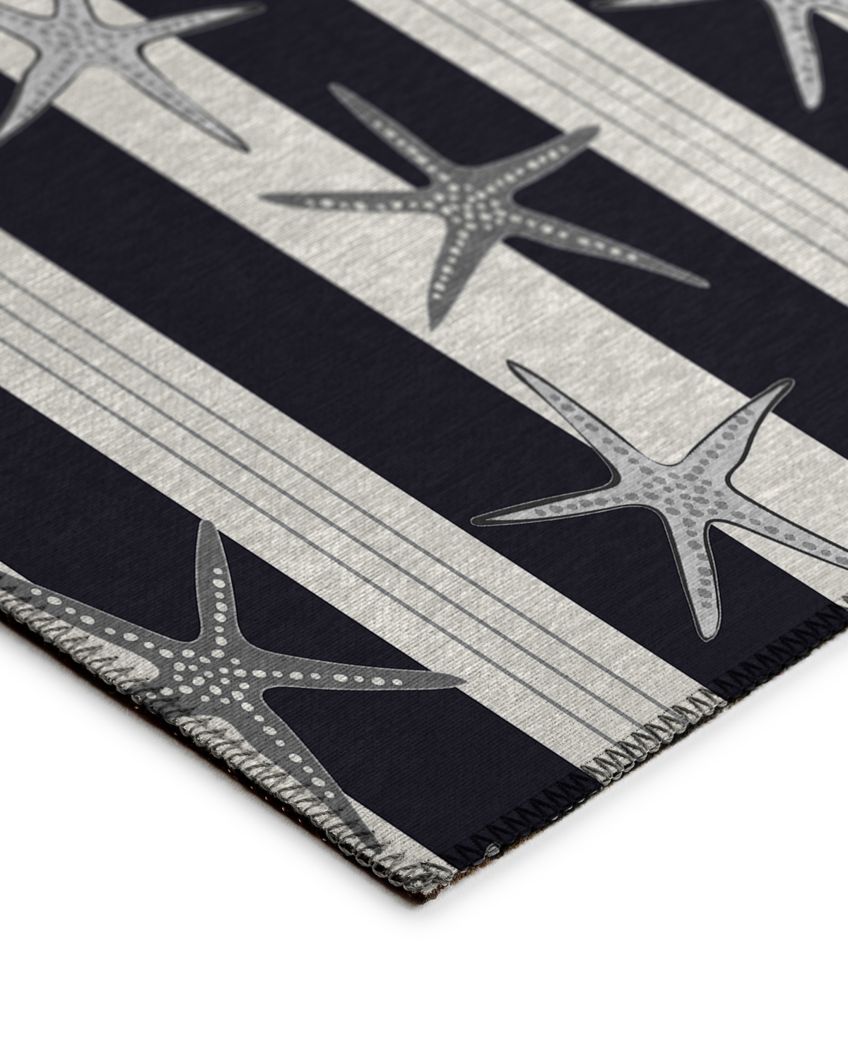 Dalyn Seabreeze Washable Sz12 3'x5' Area Rug In Black