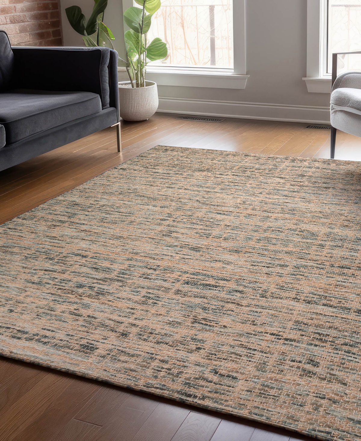Dalyn Sahara Sa1 2'x3' Area Rug In Gray