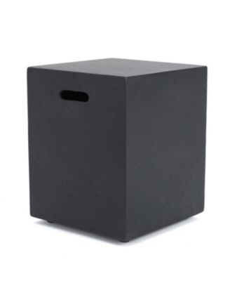 Modern Concrete Tank Holder Side Table Chic, Durable, Multi-Purpose