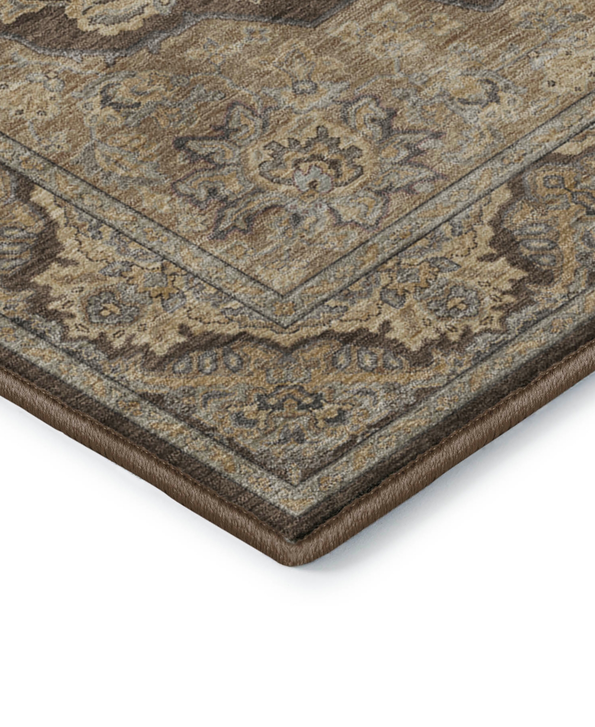 Dalyn Hatay Washable Hy3 8'x10' Area Rug In Chocolate