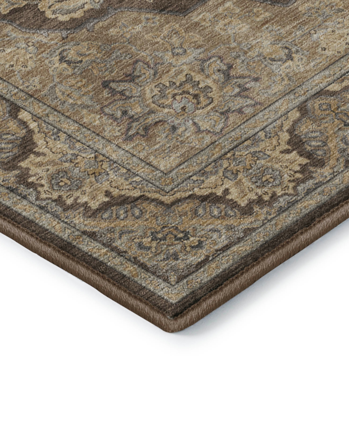 Dalyn Hatay Washable Hy3 10'x14' Area Rug In Chocolate