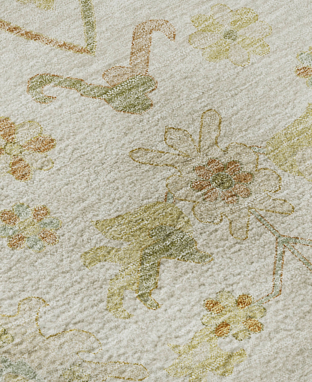 Dalyn Hatay Washable Hy2 3'x5' Area Rug In Ivory