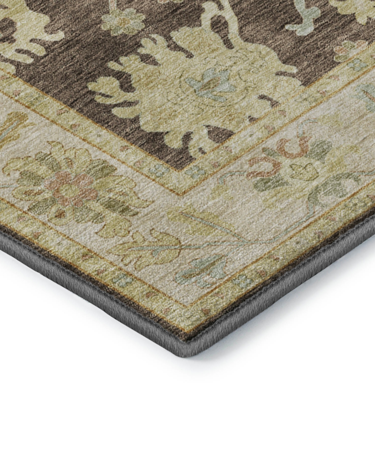 Dalyn Hatay Washable Hy2 8'x10' Area Rug In Chocolate