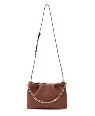 Midi Mayfair Leather Clutch Crossbody Bag