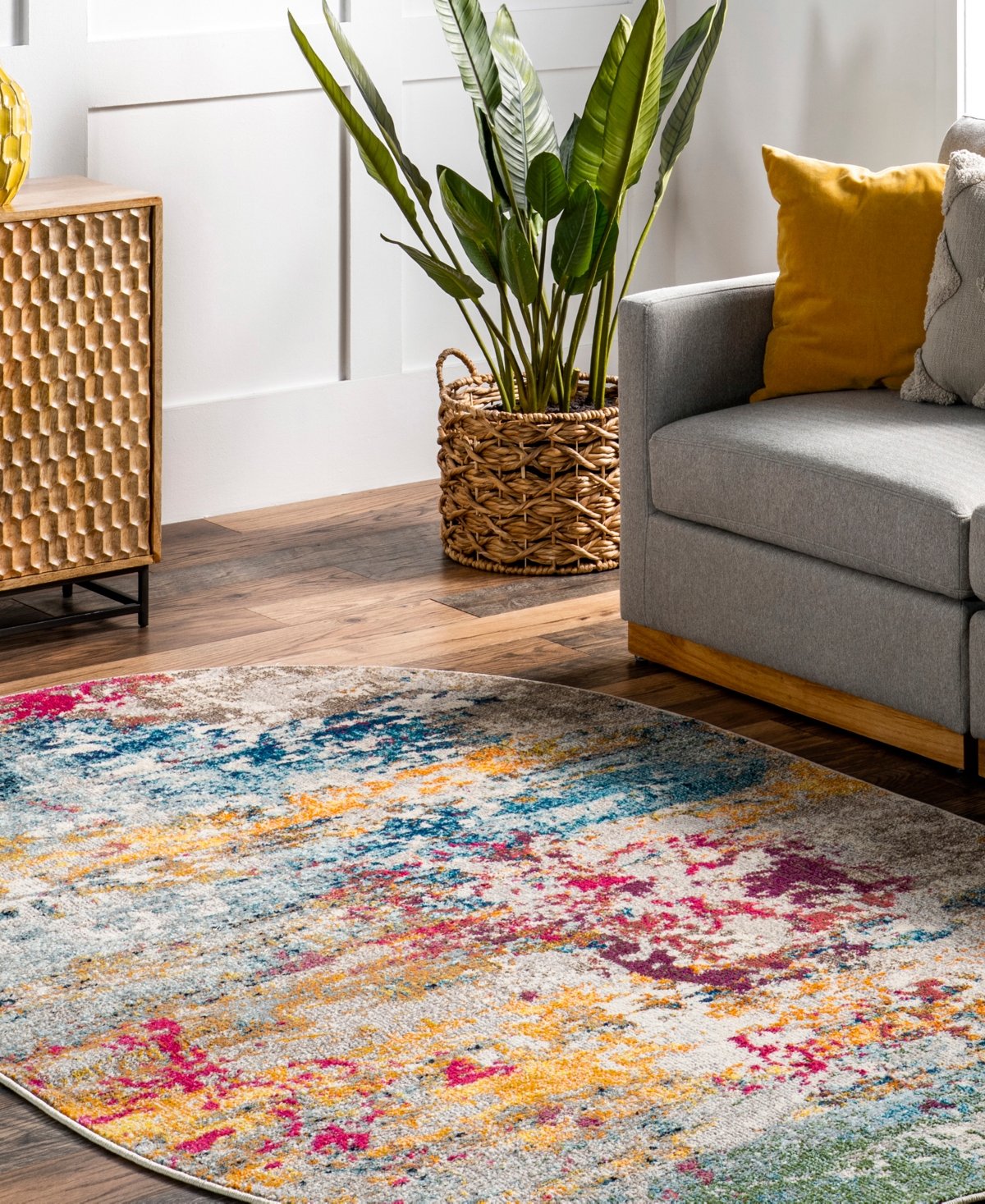 Nuloom Casablanca Monet 5'x8' Oval Area Rug In Multi