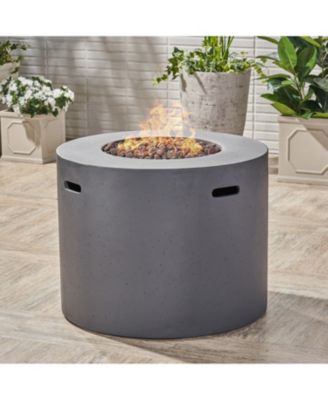  Cozy Concrete Fire Table with Propane Storage