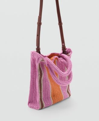 Women's Crochet Shopper Bag