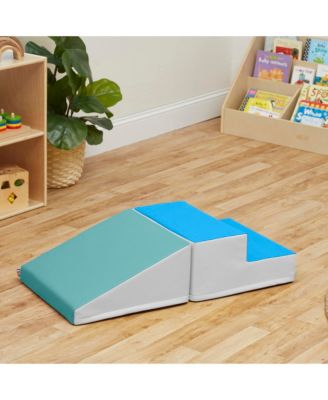 SoftZone Junior Little Me Climb and Slide, Earthtone, 2-Piece