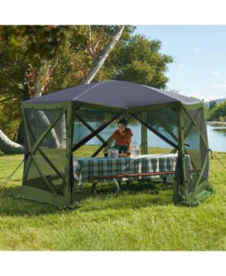 Lightspeed Outdoors Pop-Up 6-Sided Screen Shelter, Green, 1
