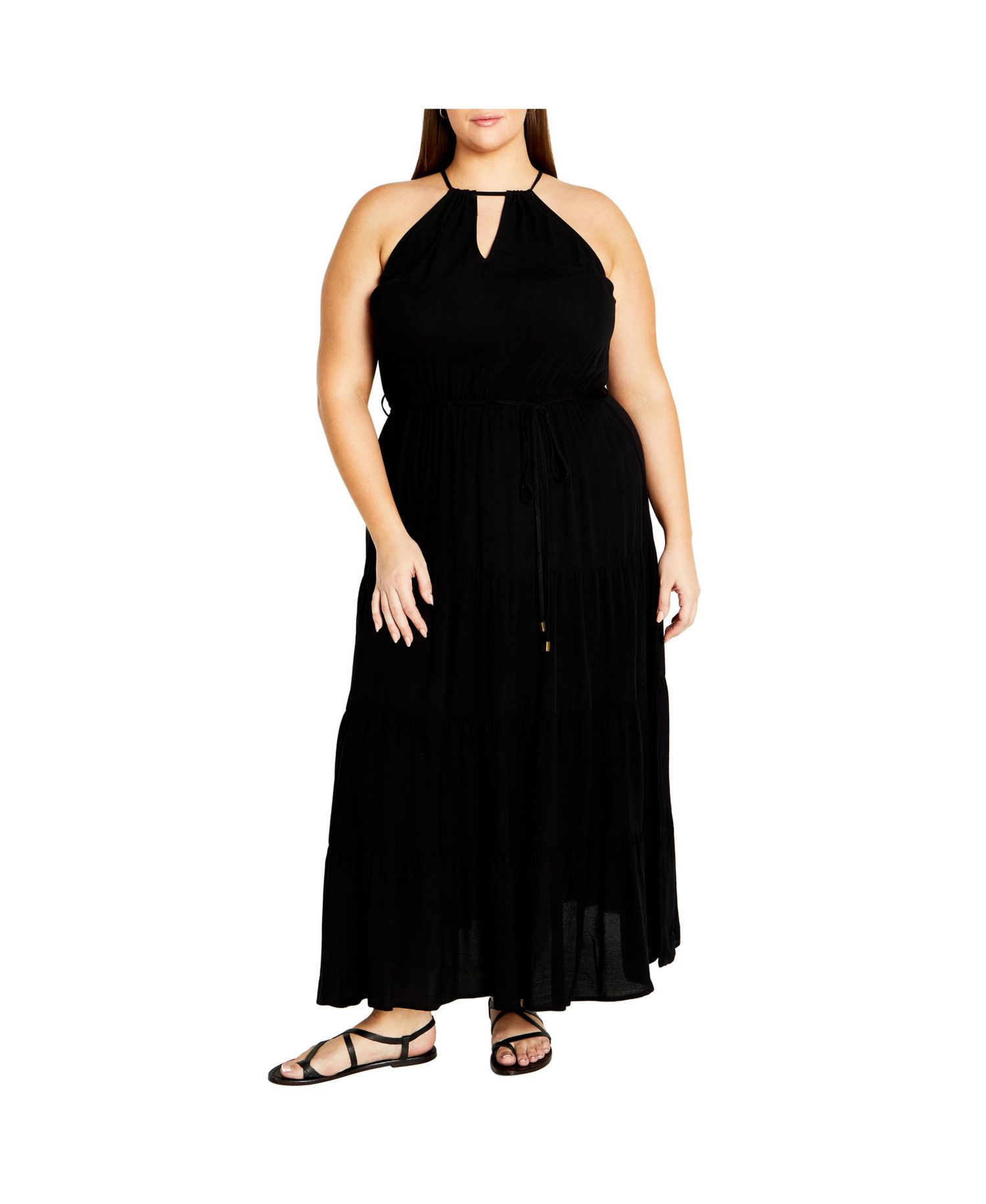 Women's Stacey Halter Neck Maxi Dress