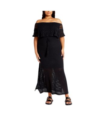 Plus Size Callie Crochet Dress