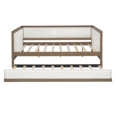 Streamdale Daybed with Trundle and Nailhead Accents