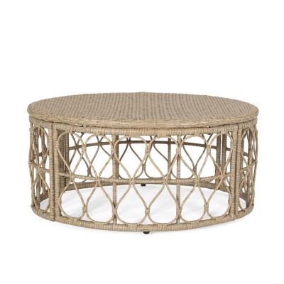 Stunning Woven Wicker Coffee Table for Outdoor Decor