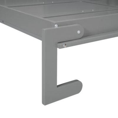 Streamdale Queen Size Murphy Bed Wall Bed with Cushion, White