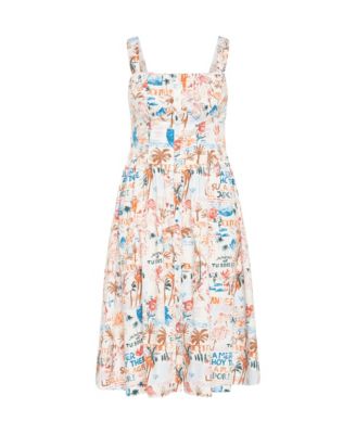 Plus Size Almay Midi Dress