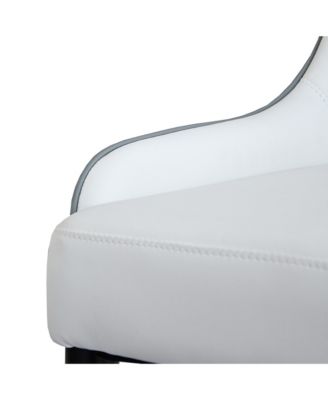 Modern Upholstered Dining Chair with Space-Saving Design