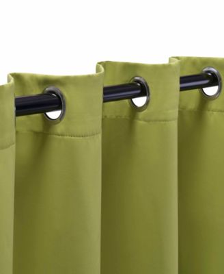 Solid Classic Modern Wrinkle Resistant Room Darkening 8-Piece Curtain Set with Grommet Header Top, 52" X 84"