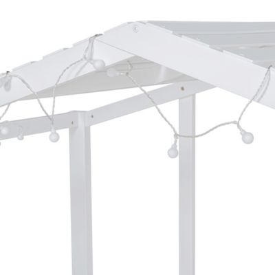 Streamdale Twin Loft Bed with Ladder, Slide, Blackboard, and Light Strip