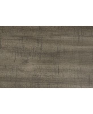 Ebret Farmhouse Two-tone Distressed Wood Dining Table, Brown and White