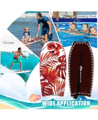 37 Inch Lightweight Surfboard With Fin EPS Core for Kids and Adults-M