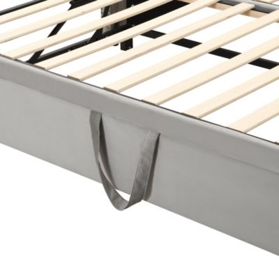 Twin Size Upholstered daybed with Pop Up Trundle