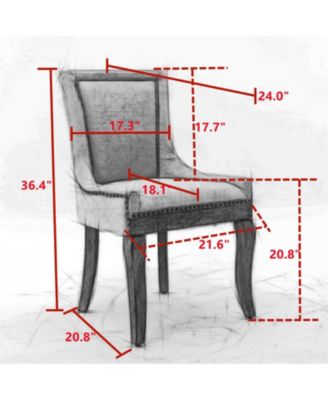Handmade Plush High-Back Dining Chair