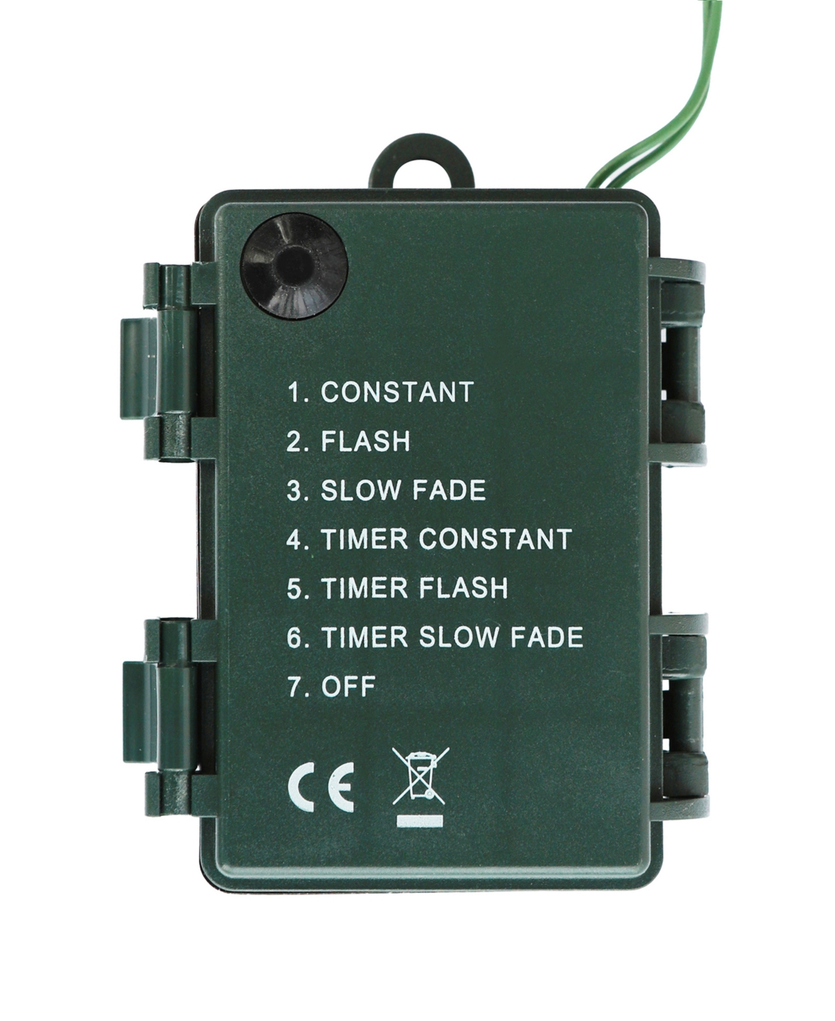 Glitzhome Set of 2 Pre Lit Frosted Greenery Pinecones Christmas Garland, with 35 C3 Clear Light Emitting Diode Lights and Timer, Three Function