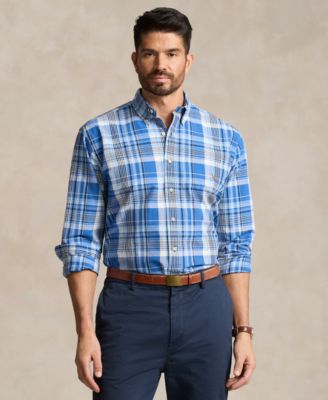 Polo Ralph Lauren - Men's Big & Tall Plaid Oxford Shirt