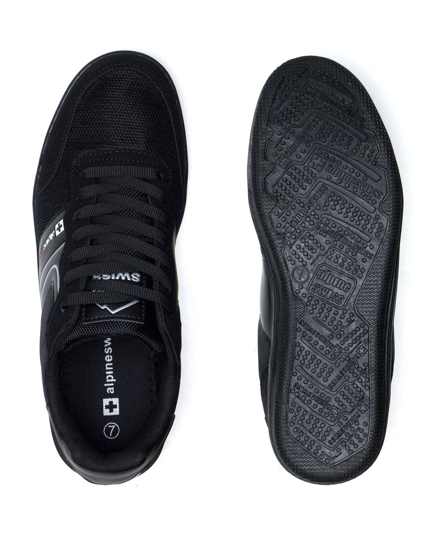Men's Liam Fashion Sneakers Suede Trim Low Top Lace Up Tennis Shoes