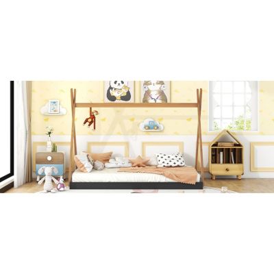 Streamdale Full Size Tent Floor Bed With Triangle Structure