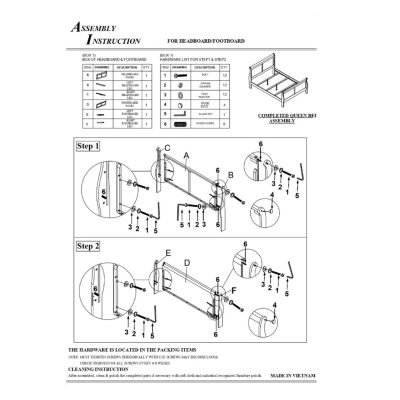 Louis Phillipe Queen Panel Sleigh Bed