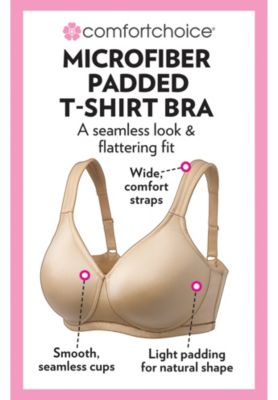 Women's Microfiber Wireless Lightly Padded T-Shirt