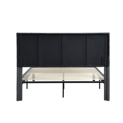 Streamdale Queen Size PU Upholstered Platform Bed Frame