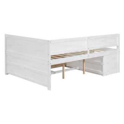 Streamdale Full Size Daybed With Drawers And Shelves