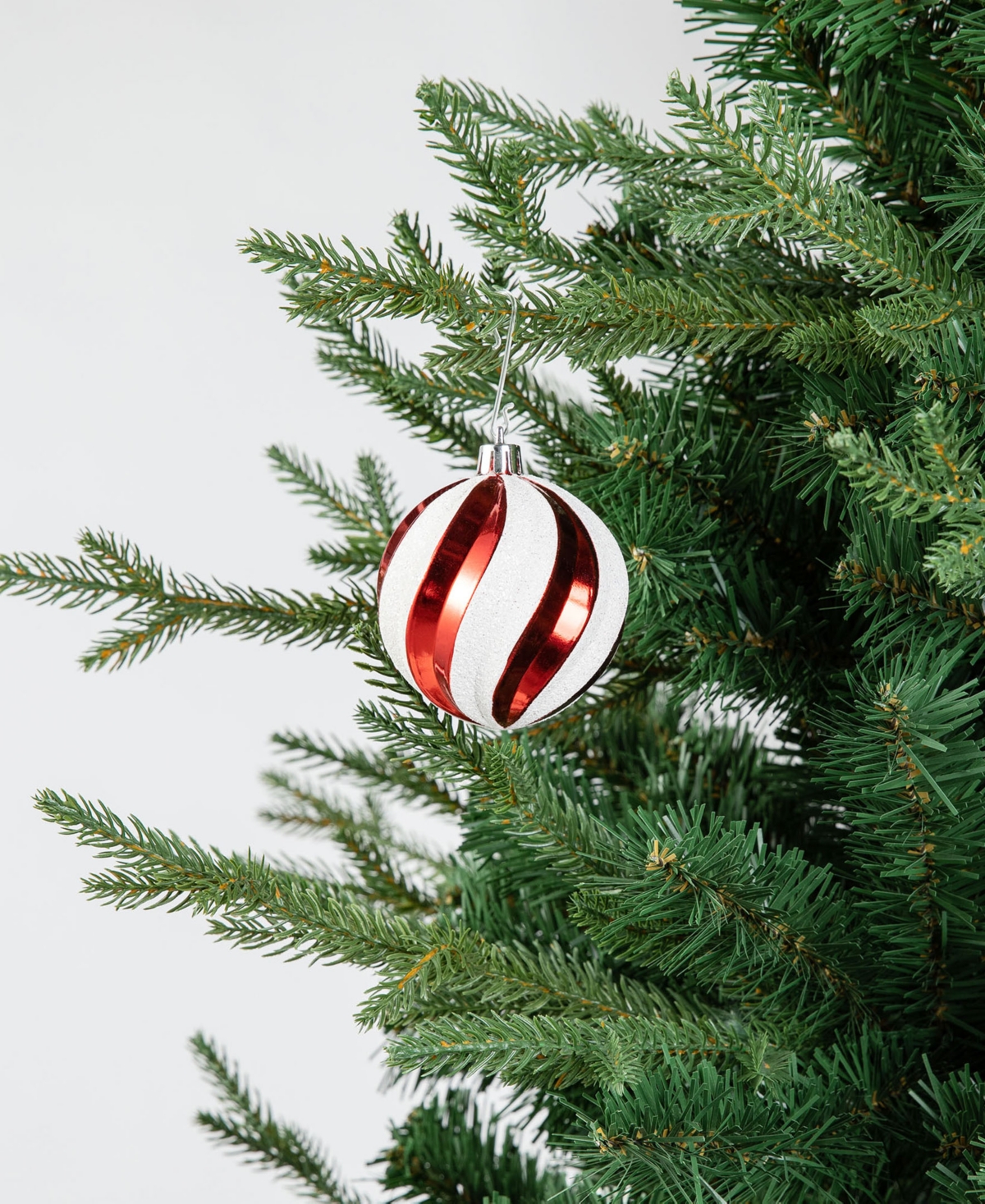 Glitzhome 160ct Christmas Whimsical Red Green Deluxe Boxed Shatterproof Ornaments In Multi