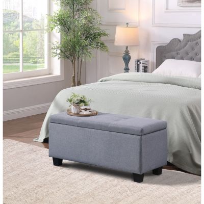 + 3-in-1 + Tufted Linen + Ottoman Bench